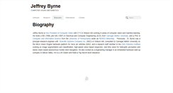 Desktop Screenshot of jeffreybyrne.com